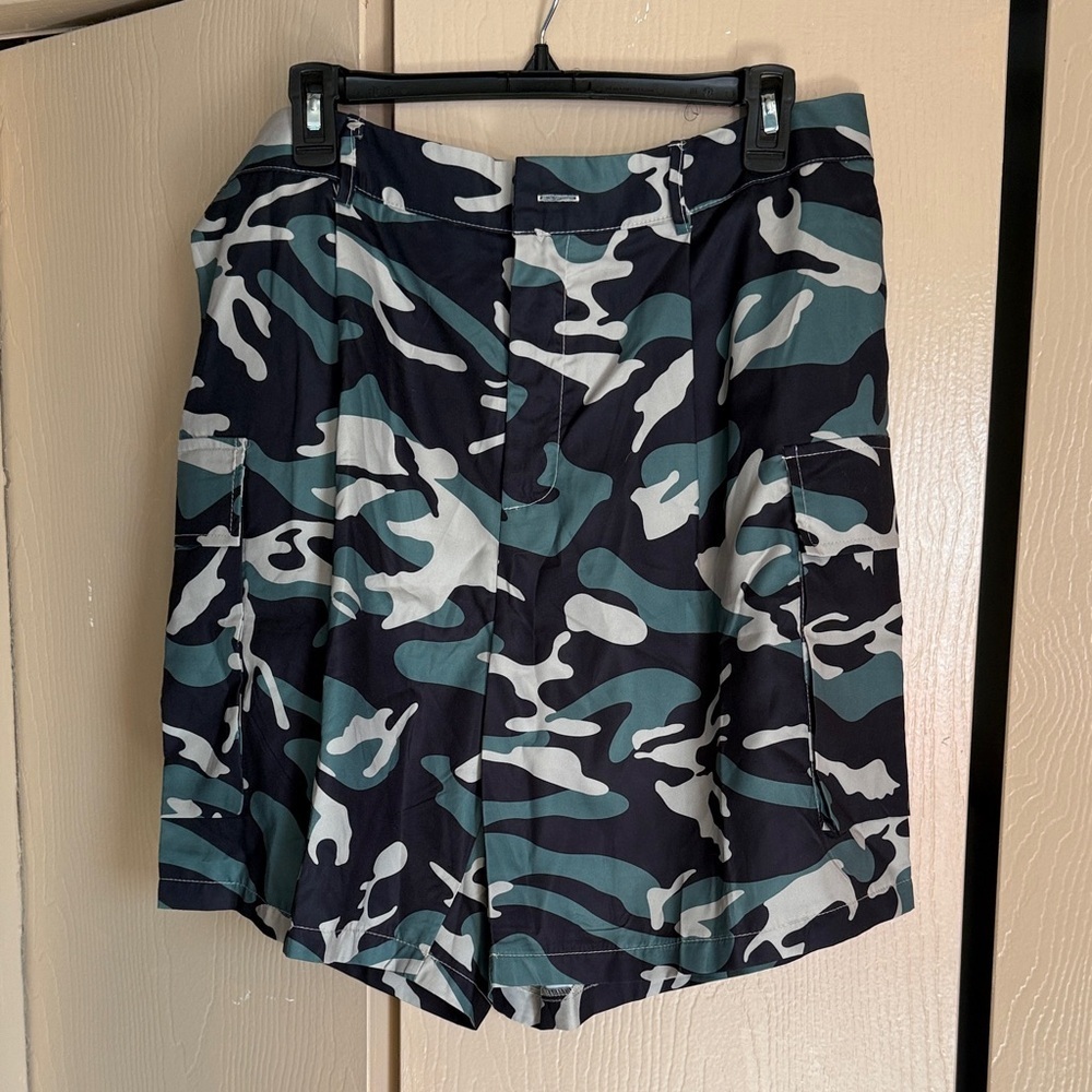 Camouflage Print Shorts